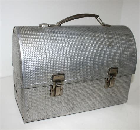 retro metal lunch box pale|old style metal lunch boxes.